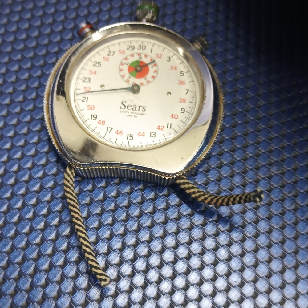 VINTAGE SEARS SWISS STOP WATCH
